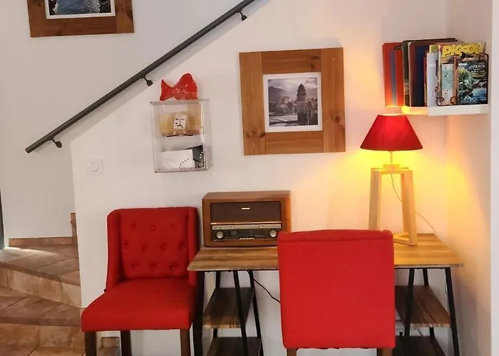 Σπίτι διακοπών Ideal Famille Et Amis, 2 En 1 Maison, Patio Prive, Parking, Quartier Des Peintres Et Plages A Pieds